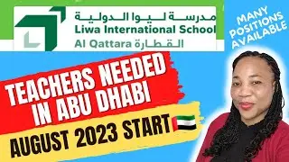 Teaching Jobs in Abu Dhabi Schools: August 2023 Start Work with LIWA International School #uae