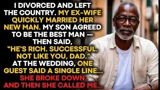 I DIVORCED, MOVED OVERSEAS. SHE MARRIED HIM IMMEDIATELY. ONE LINE AT THE WEDDING CHANGED EVERYTHING.
