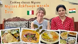 Mysore masala dosa 🇮🇹 Ashtanga masala dosa cooking classes mysore Sachin’s kitchen #masaladosa 