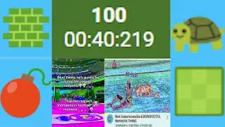 Google Snake Wall Slow Bomb 100 Apples in 40.219s (WR)