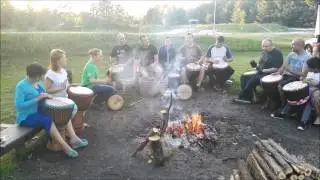 Soro i soliba. Djem session nad Balatonem koło Dobrzenia Wielkiego.