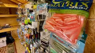 Outfitting new shed for all my FISHING TACKLE