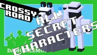 ★ CROSSY ROAD Space Update | ALL SECRET CHARACTERS Unlocked (September 2017)