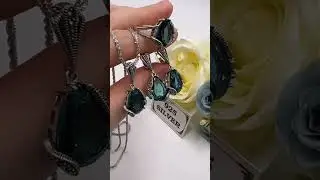 Turkish Handmade Jewelry 925 Sterling Silver Aquamarine Stone Women's Earrings, Pendant & Ring |