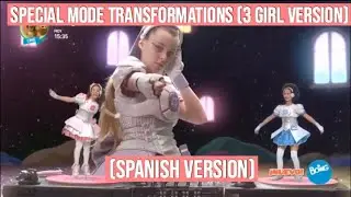 Idol x Warrior Miracle Tunes España|| Special Mode Transformations (3 girl Ver.)