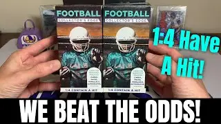 *❗We Beat The Odds❗* With Two Walgreen's Football Collector's Boxes! 1 in 4 Have A Hit?
