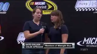 Kate Collier & Chloe Sprague @ Michigan, Nascar Sprint Cup 2014