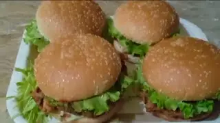 Easy zinger burger recipe| kFC style Zinger burger| good taste recipes