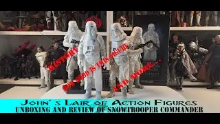 unboxing and review of Snowtrooper Commander from Sideshow limited edition 1000 pcs worldwide