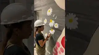 Muralis Cantik 😍 #mural #painting #muralsyndicate #muralart #lukisanmural #artist #cantik