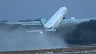 Kuwait A330Neo hebt ungew&ouml;hnlich fr&uuml;h ab! Waterspray-Action & Early Rotation✈️ FRA Airport 