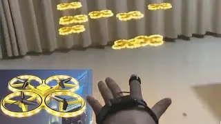✈Featured gesture sensing Hand induction drone