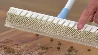 TidyUps Dual Rubber Broom With Handheld Brush on QVC
