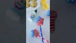 Patriotic Star Cake Pops | Summer Treat Ideas 💙⭐️