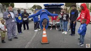 That Cone Didn't Stand A CHANCE‼️J-TRIX & LeeLee vs MORA & LayLay 🔥 I FOLLOW @TOMMYTHECLOWN ON IG