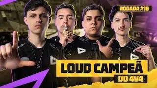A LOUD ESTÁ DE VOLTA! CAMPEÕES DO 4v4 CONTRA SQUAD | MELHORES MOMENTOS RODADA 10 | #FFWSBR