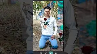 #short PicsArt Lightroom photo editing||rose day photo editing snapseed photo editing🔥#youtubeshort