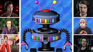 Let's Players Reaction To Playtesting Candy Cadet | Fnaf 6 (Freddy Fazbear's Pizzeria Simulator)