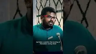 Bursting FireCrackers is a Ritual - J Sai Deepak #Diwali