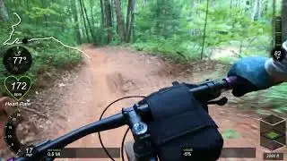 1.2‑mile blast down NC&rsquo;s Wolf Branch in Bent Creek Experimental Forest, Asheville, NC. 🚵&zwj;♂️