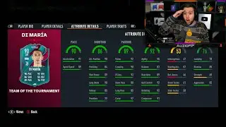 Auzio Reacts to NEW 90 TOTT Di Maria SBC
