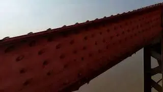 Departing From Naini Junction. Crossi ng Naini Bridge. Onboard 15160 DURG CPR SARNATH EXPRESS.