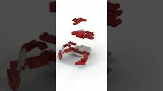 LEGO | MOC | A Crab / Krabbe (simple)