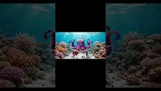 Octopus Plays the Drums 🎵 | Funny Baby Cartoon Short for Kids