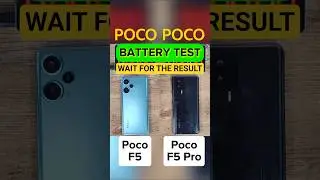 Poco F5 VS. Poco F5 Pro Battery Test #poco #xiaomi #shortvideo #shortsfeed #shorts #short #android