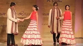 Amitabh Bachchan | Shweta Bachchan | 5th Annual Mijwan Fashion Show By Manish Malhotra