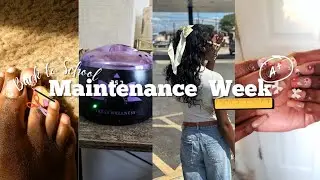 Maintenance Week: Hair +Nails + Waxing + Pedicure | Back to School Prep| Its Kamel