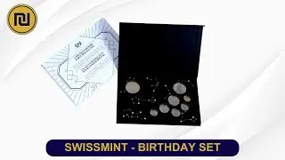 Swiss Birthday Coin Set Swissmint - Black Packaging