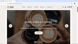 Complete Coffee Shop Website Tutorial Using HTML , CSS , JS , PHP & MySQL Part 3