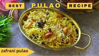 Zafrani Pulao Recipe | Quick pulao recipe | saffron pulao | saffron rice recipe