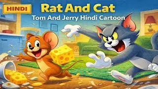 Rat And Cat - Tom And Jerry Hindi Cartoon - Mouse The Hero Of Cat - New Kids Hindi Poem Nursrey Poem