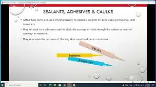 Virtual Series #10 Paint sealant presentation