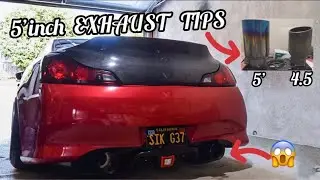 Every G37, G35, 350Z, 370Z *SHOULD HAVE* this 5'in exhaust tips