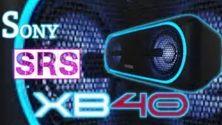 Sony srs-xb40 portable bluetooth speaker review & sound test