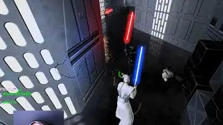 This is what max level of dueling looks like in Star Wars, Movie Battles 2