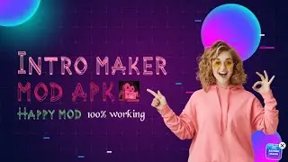 Intro maker mod apk😼✨100%working!!