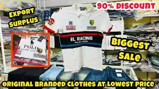 ₹199💥 100% ORIGINAL BRANDED CLOTHES IN CHEAPEST PRICE MUMBAI, EXPORT SURPLUS & PREMIUM RETAIL, Sale