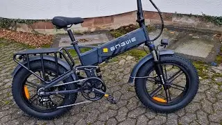 ENGINE PRO 2.0 Space Black 75Nm Folding Fat E-Bike 4K Video 🚴&zwj;♀️🔥💪👍