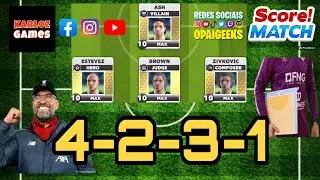 🔥(4-2-3-1)🔥cart formation 🚗 in Score! Match 🤖👻👾