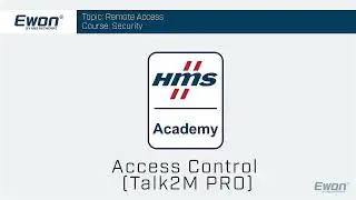 Talk2M Setup - Access Control