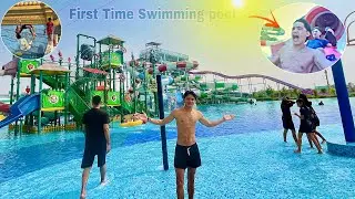 First Time Swimming Pool😍Ma Yasto Experience Gareyo.😃