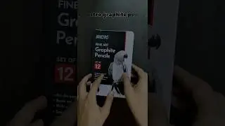 Brustro graphite pencil 12set🔥🥰 #art #trending #unboxing #brustro #shorts