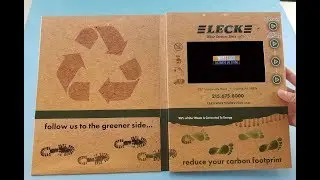 [videoFOLDER] Leck Waste Services Custom LCD Video Folder