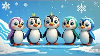 Fünf kleine Pinguine – Fröhliches Zähllied für Kinder