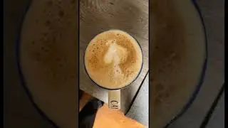 Trying to do coffee art 🙈