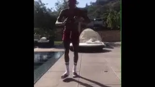 Jesse Lingard doing the kiki do you love me challenge